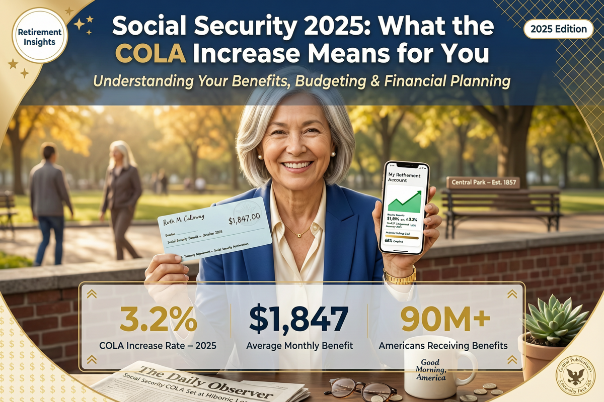 Social Security 2025: What the COLA Increase Means for You