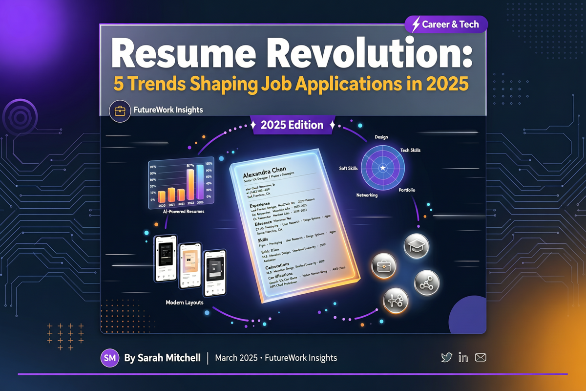 Resume Revolution: 5 Trends Shaping Job Applications in 2025