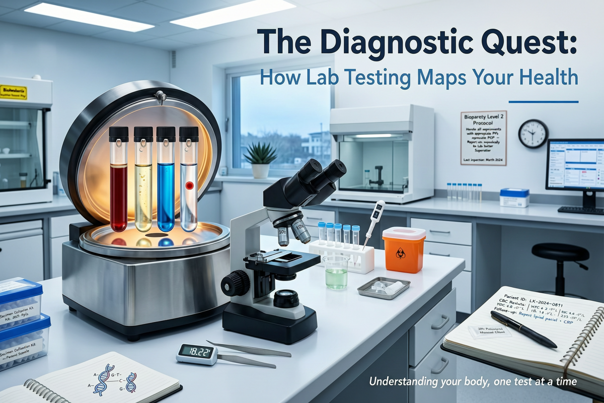 The Diagnostic Quest: How Lab Testing Maps Your Health