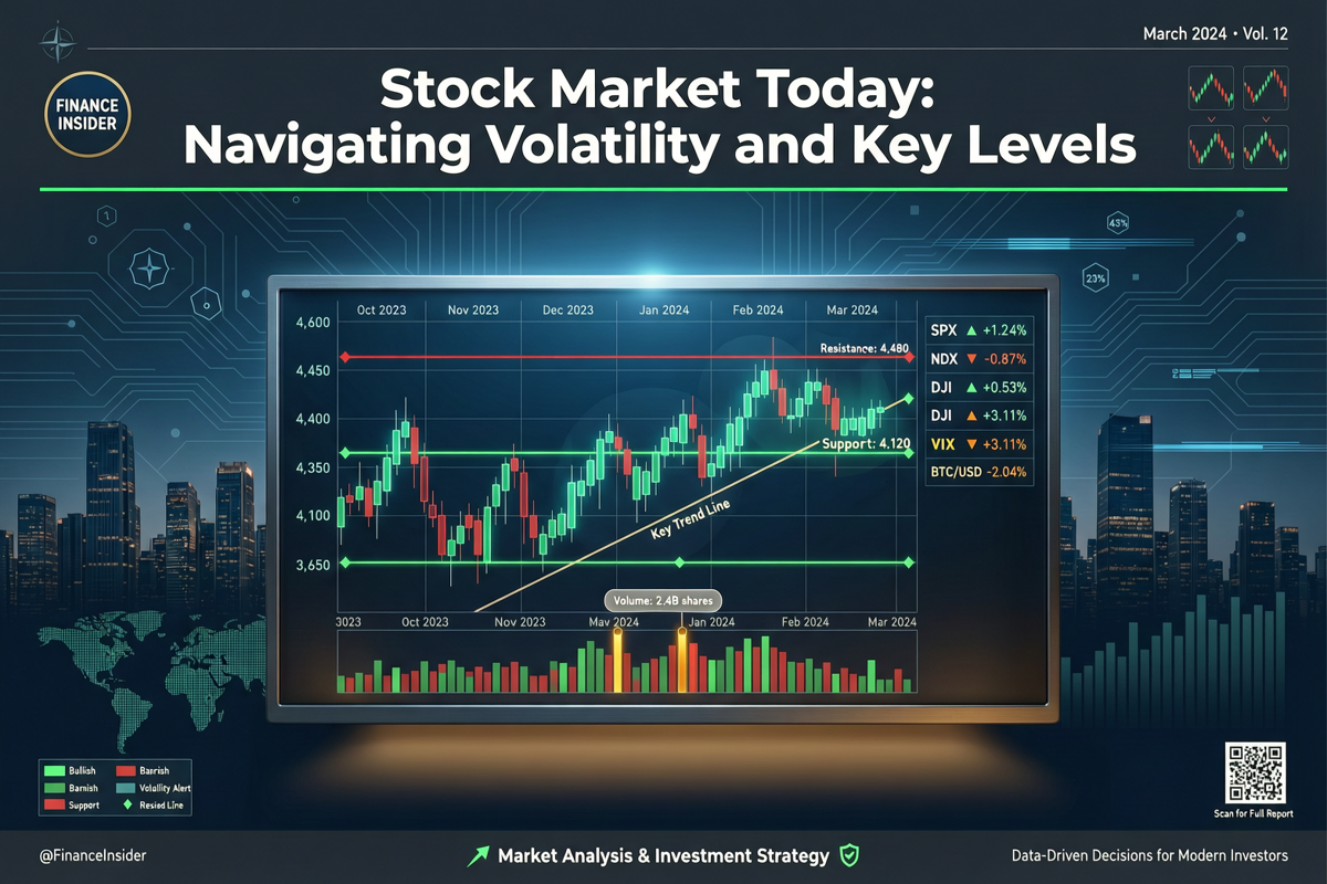 Stock Market Today: Navigating Volatility and Key Levels