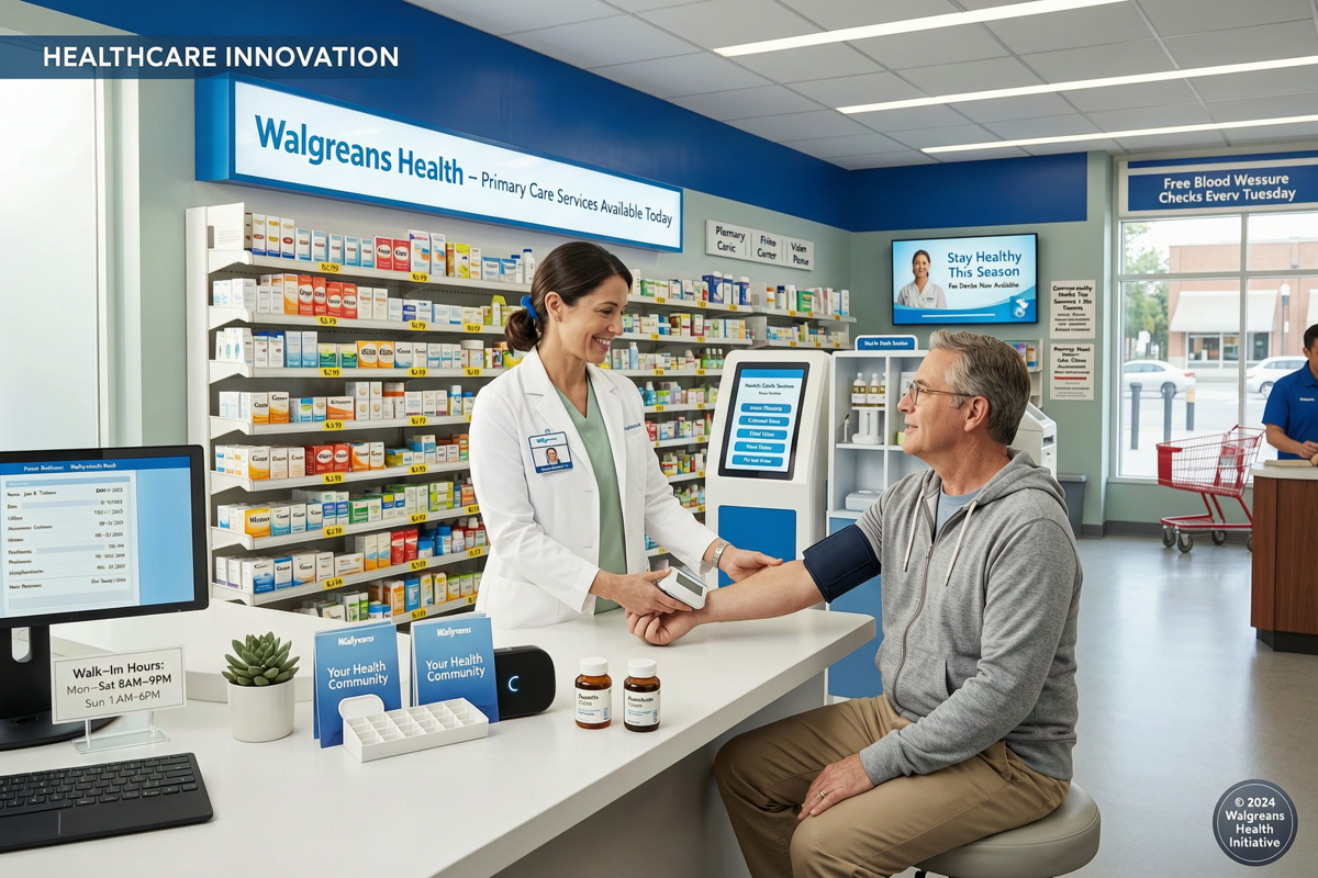 Walgreens Pivots to Primary Care: Pharmacies as Neighborhood Health Hu